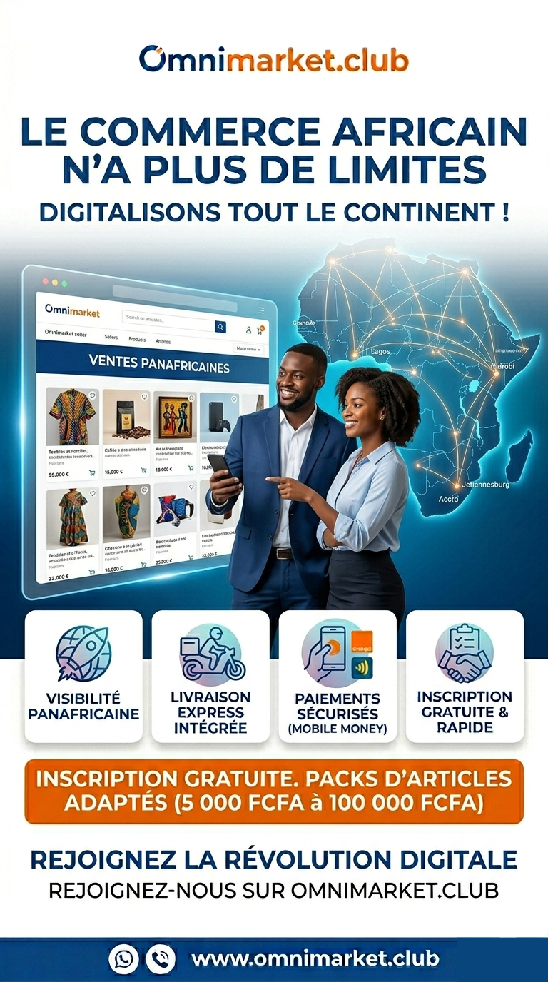 Omnimarket : L’Éveil d’un Géant pour Digitaliser le Commerce dans toute l’Afrique !