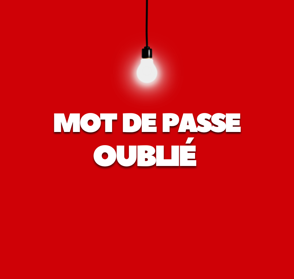 Image de la page Mot de passe oublié