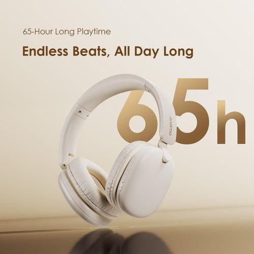 Oraimo BoomPop Lite Casque Audio Sans Fil ENC Spatial Audio Supra-Auriculaire - Or