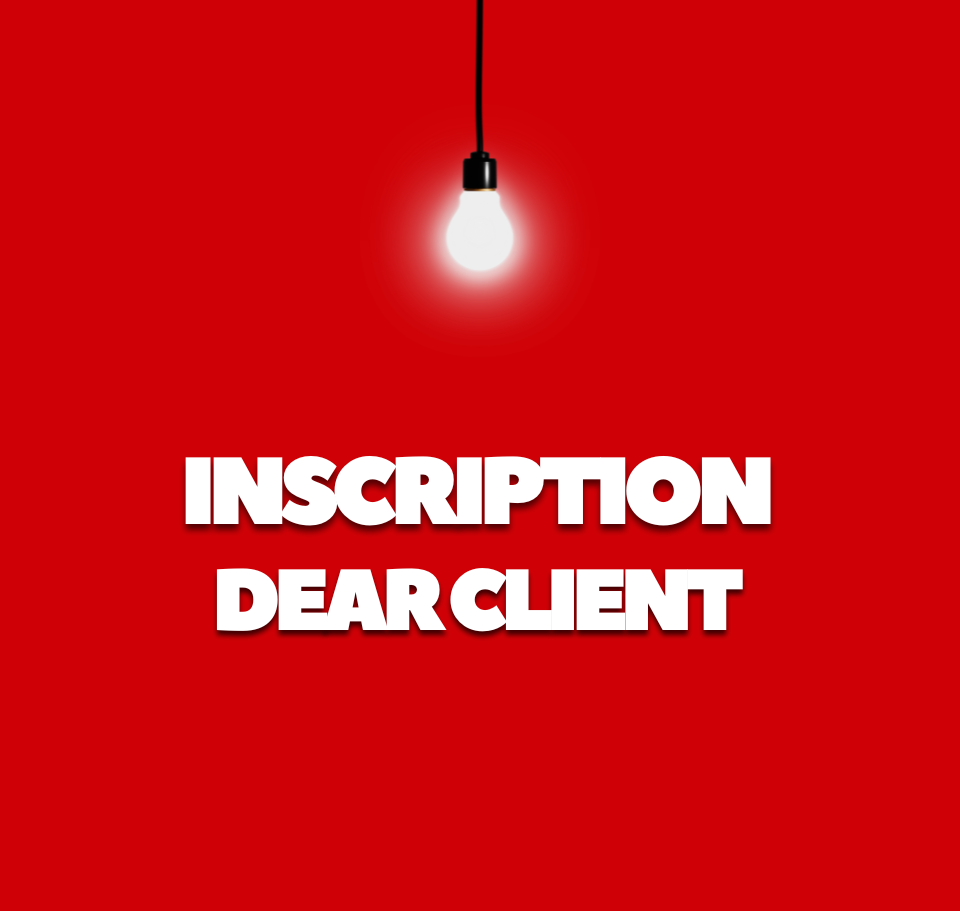 Image de la page d'inscription client