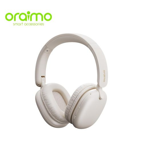 Oraimo BoomPop Lite Casque Audio Sans Fil ENC Spatial Audio Supra-Auriculaire - Or